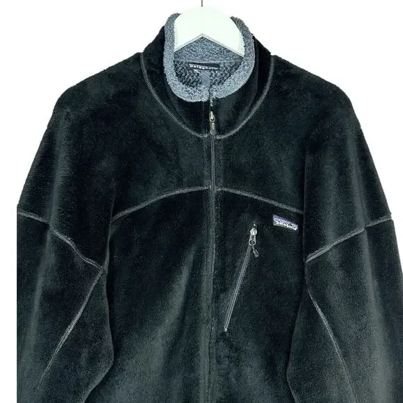Patagonia R4 Polartec Men's ReTool Fleece Black Full Zip Sweater Jacket Size XXL - Picture 2 of 9